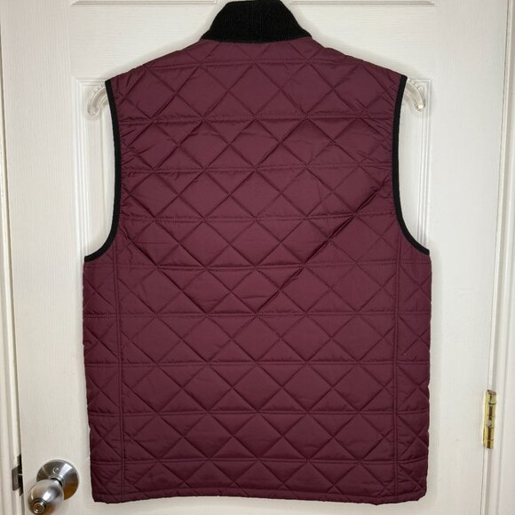 Victorinox Swiss Army Matterhorn Quilted Lined Vest Full Zip Plum Color Size XL - Picture 5 of 7